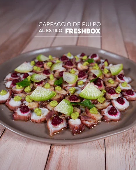 Carpaccio de Pulpo