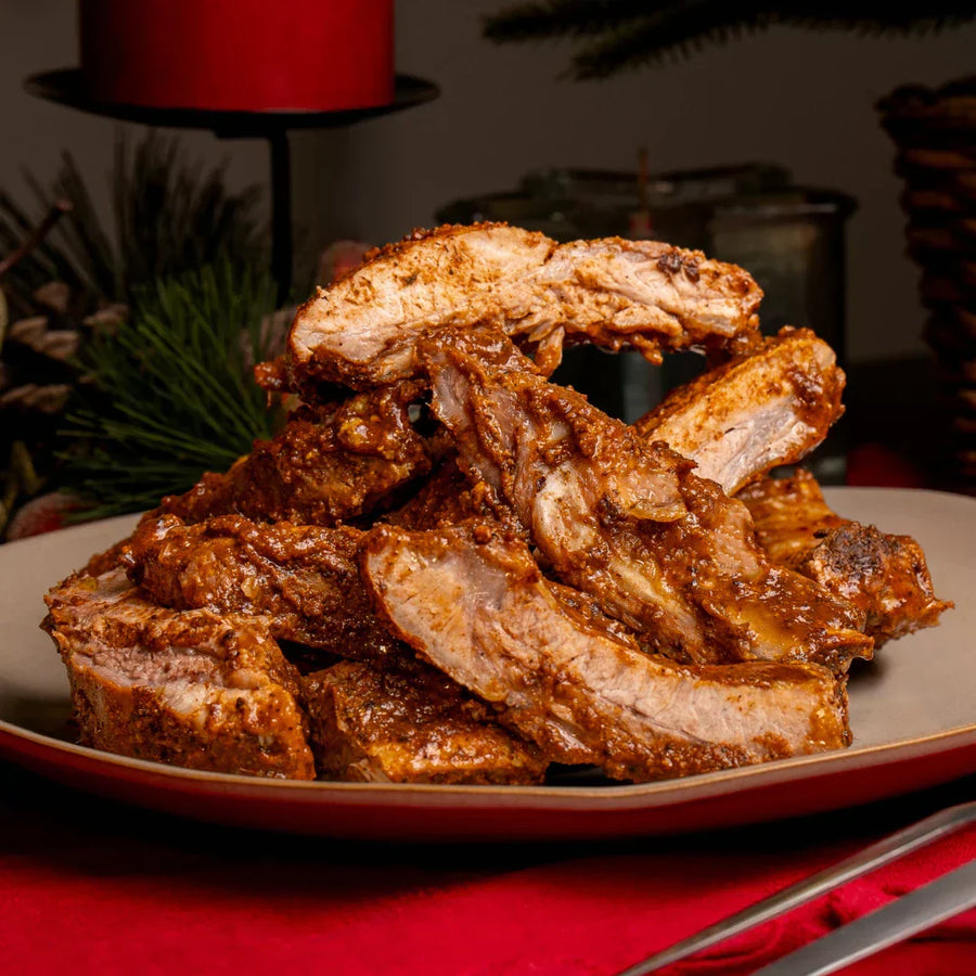 Costillas a la BBQ