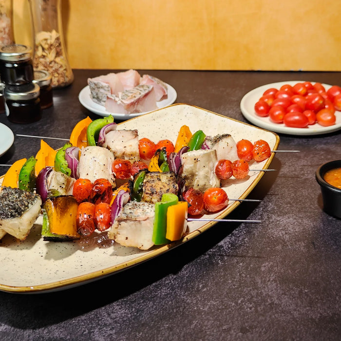 Brochetas de Róbalo