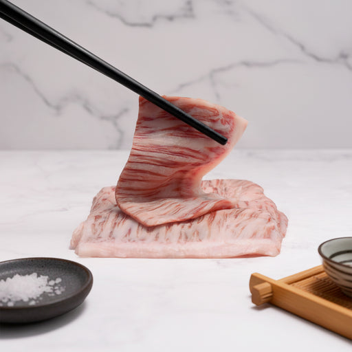 Láminas de Wagyu A-5 