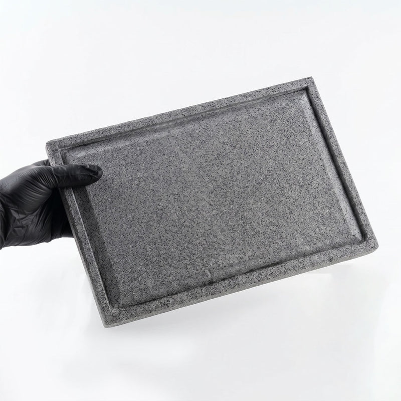 Asador de Piedra Volcánica Rectangular Pethra | Cocción Natural Premium