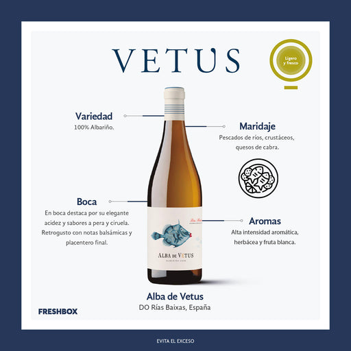 ALBARIÑO ALBA DE VETUS 750 ml