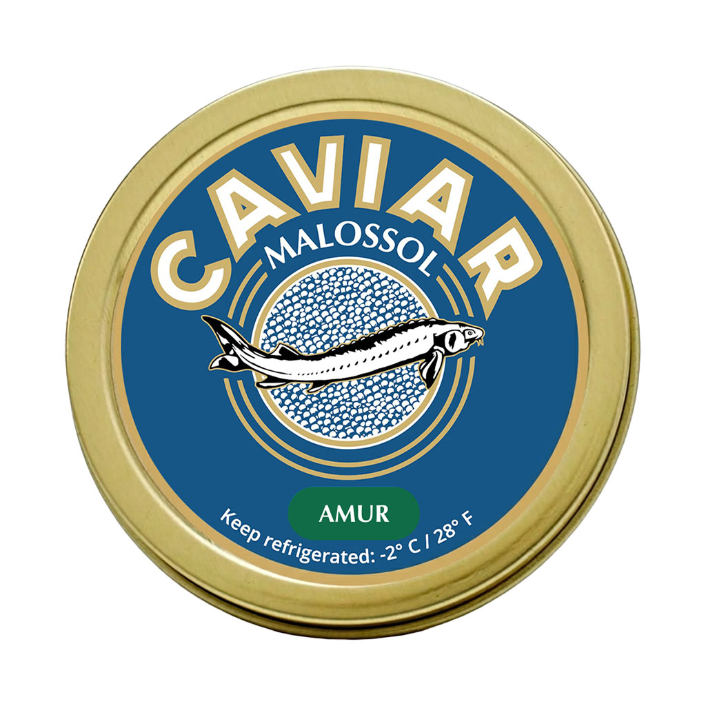 Caviar Amur de esturión japonés en presentación premium - Freshbox
