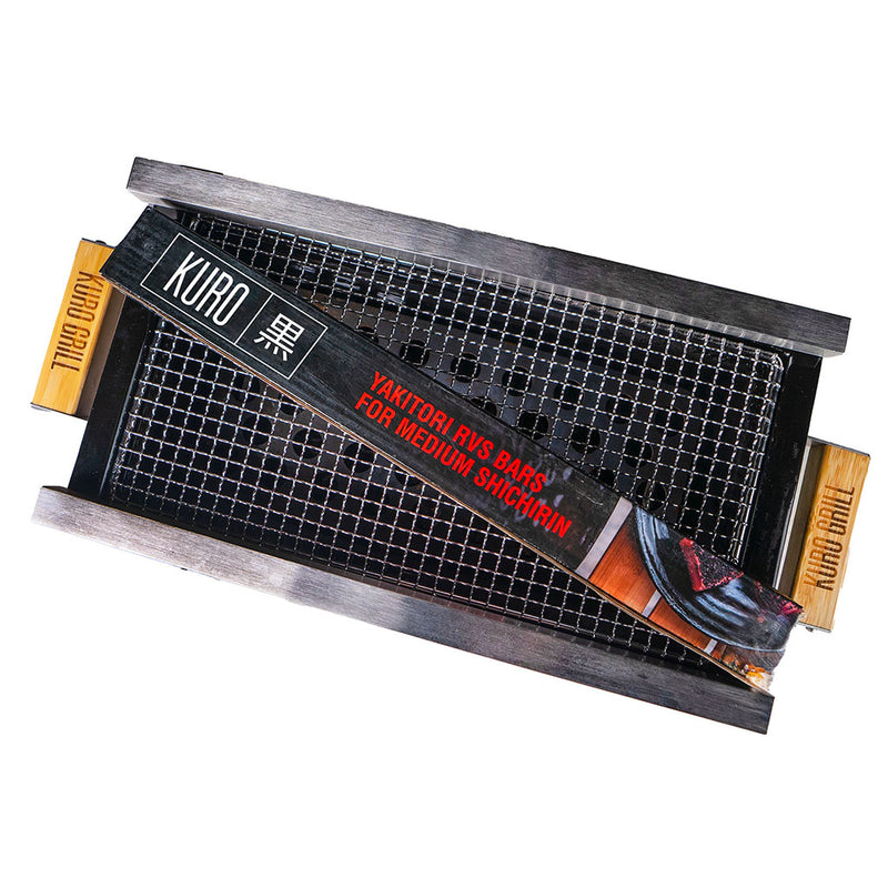 Barras Yakitori Kuro Grill Soporte para Brochetas