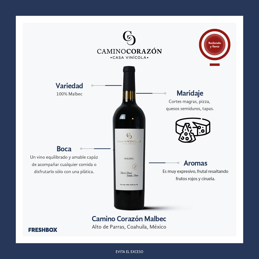 CAMINO CORAZÓN MALBEC 75 ML