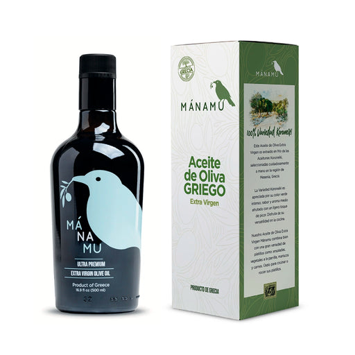 ACEITE DE OLIVA MANAMU EXTRA VIRGEN 500ML