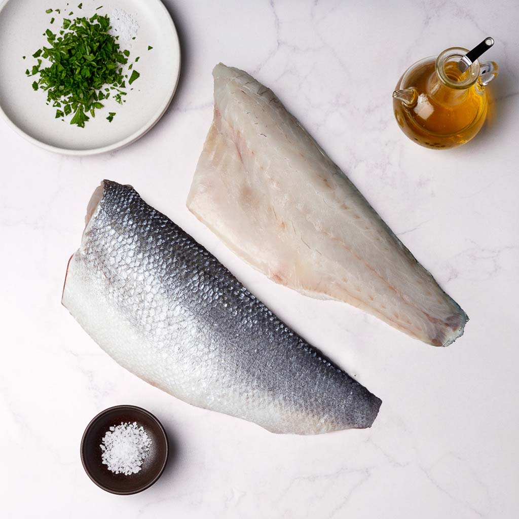 FILETE DE BRANZINO CON PIEL