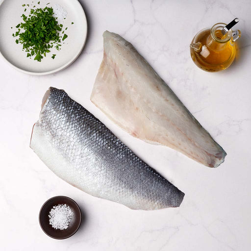 FILETE DE BRANZINO CON PIEL