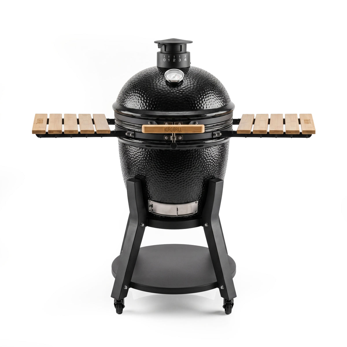 Asador Kamado 18 pulgadas Kuro Grill de cerámica con carrito
