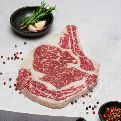 RIBEYE CON HUESO WAGYU CROSS WESTHOLME 500 G