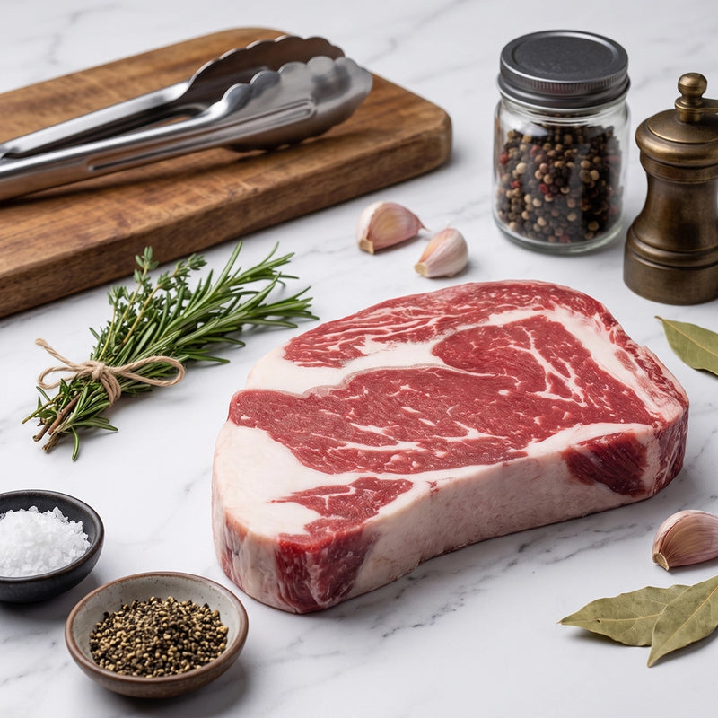 RIBEYE  BLACK ANGUS BMS 3 JACK’S CREEK 300 G