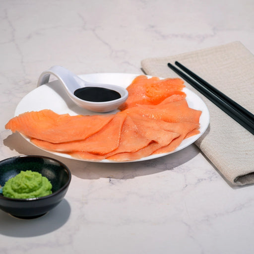 SALMÓN AHUMADO REBANADO SASHIMI 200 G
