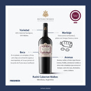 VT RUTINI CABERNET SAUVIGNON MALBEC 750 ml