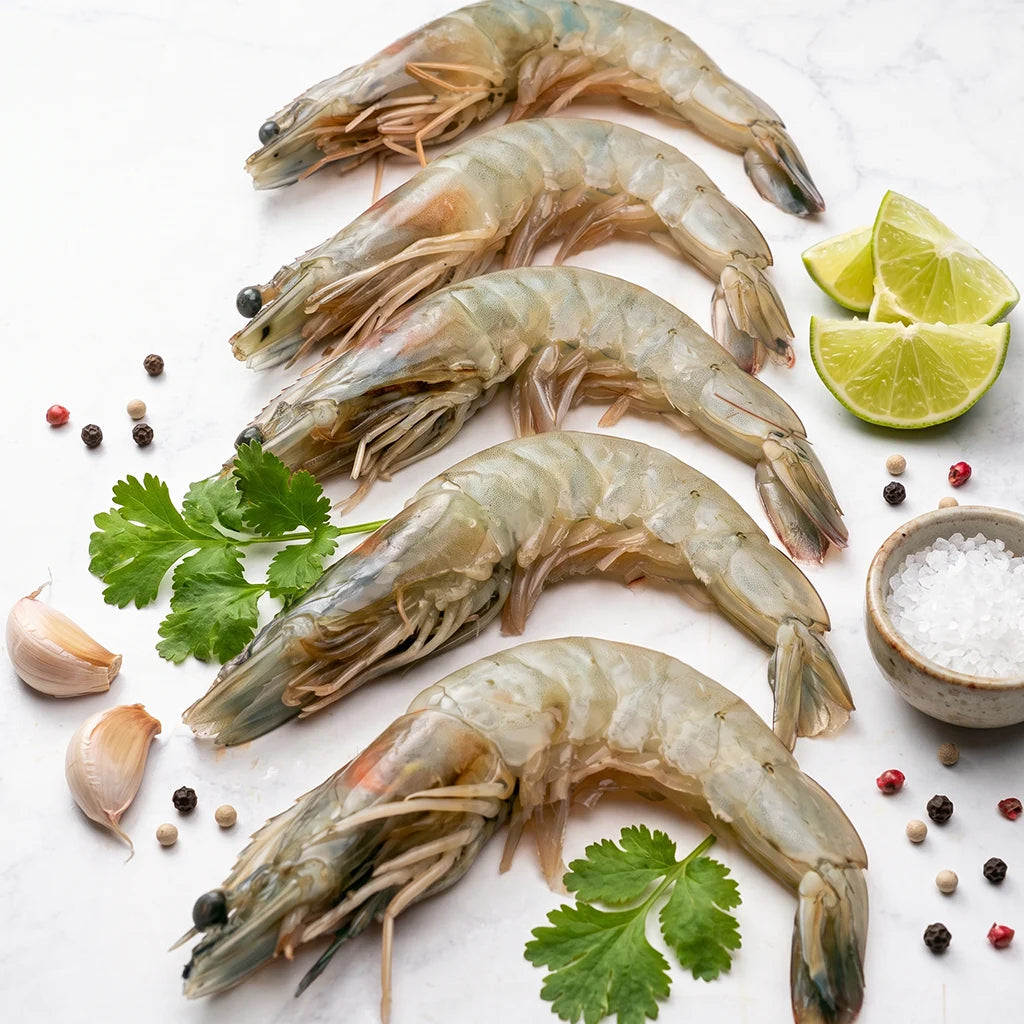 CAMARÓN GRANDE CON CABEZA 500 G