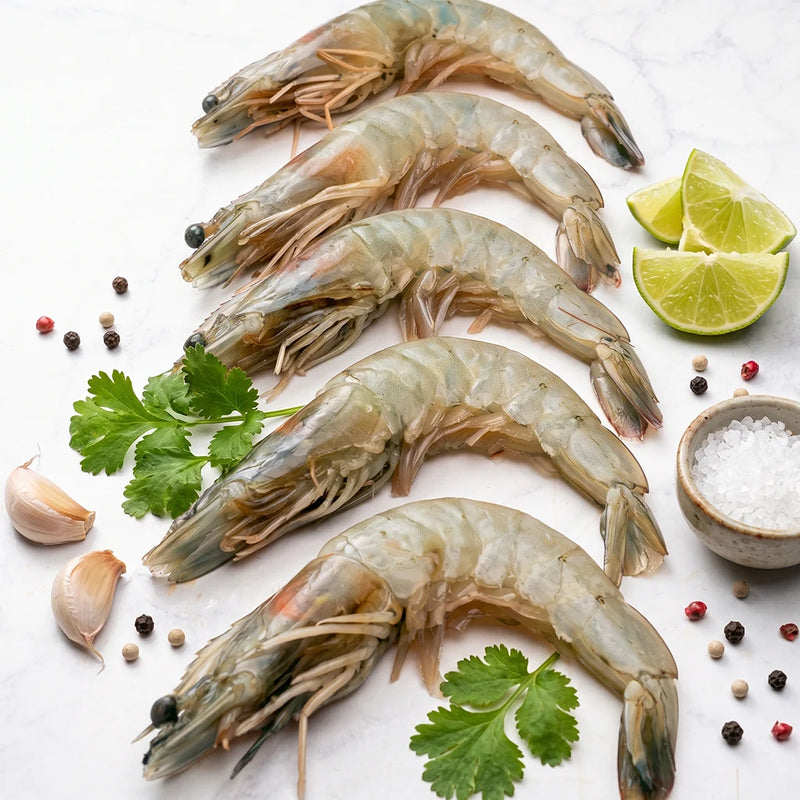 CAMARÓN GRANDE CON CABEZA 500 G