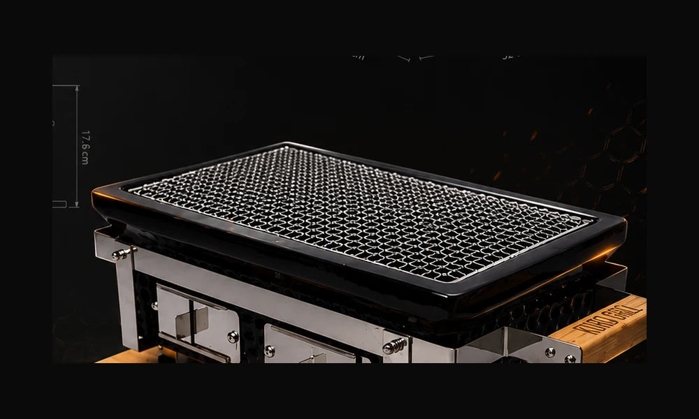 Asador Hibachi Rectangular Kuro Grill | Parrilla Japonesa Yakitori