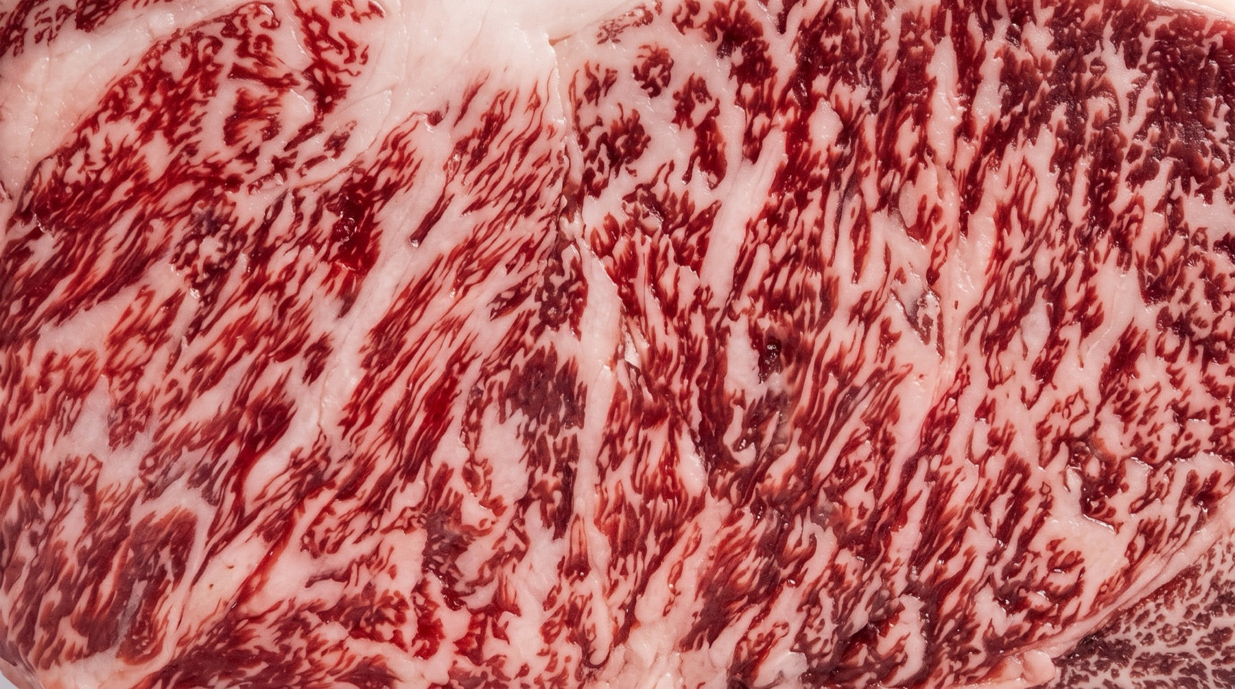 Marmoleo del Wagyu en primer plano
